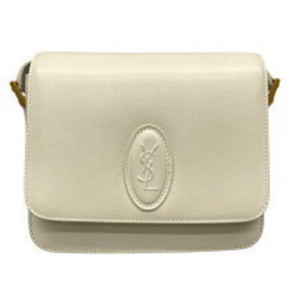 Saint Laurent Shoulder Bag Ivory White Leather - Picture 1 of 7